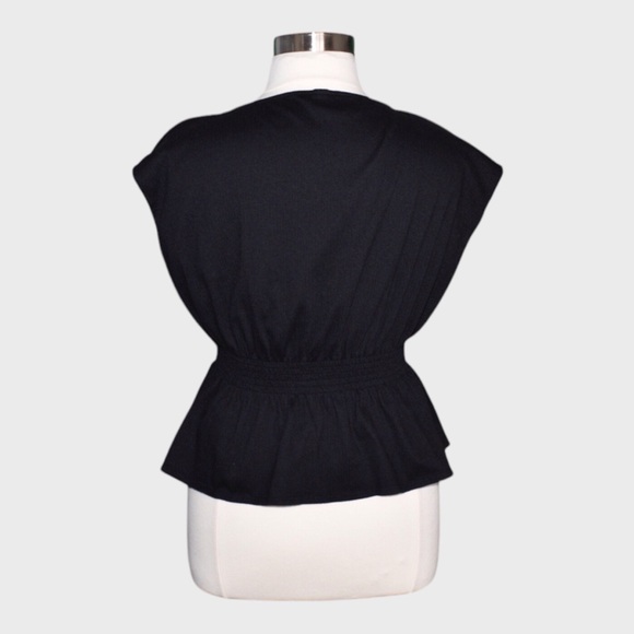 Old Navy Cotton Blend Peplum Blouse - Picture 3 of 5